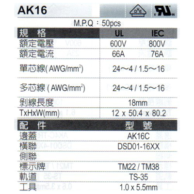 AK16規格