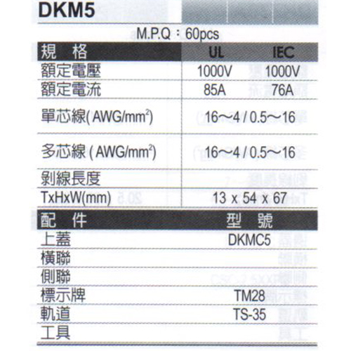 DKM5(規格)