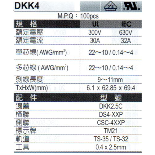 DKK4(規格)
